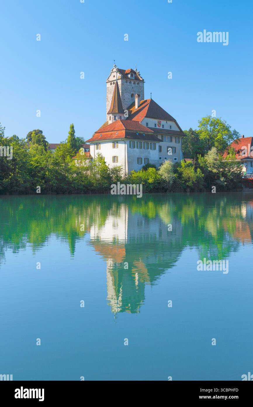 schloss Aarwangen, Schweiz, Kanton Bern Stockfoto