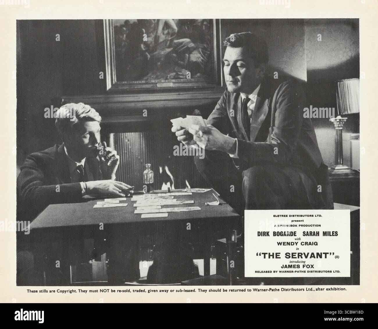 Der Diener 1963 Joseph Losey, Harold Pinter Stockfoto