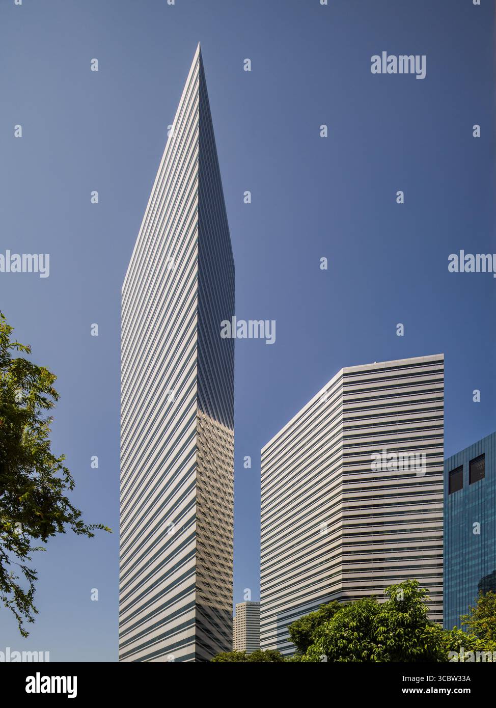 Die Gateway Singapore Architektur entworfen von I.M Pei Stockfoto