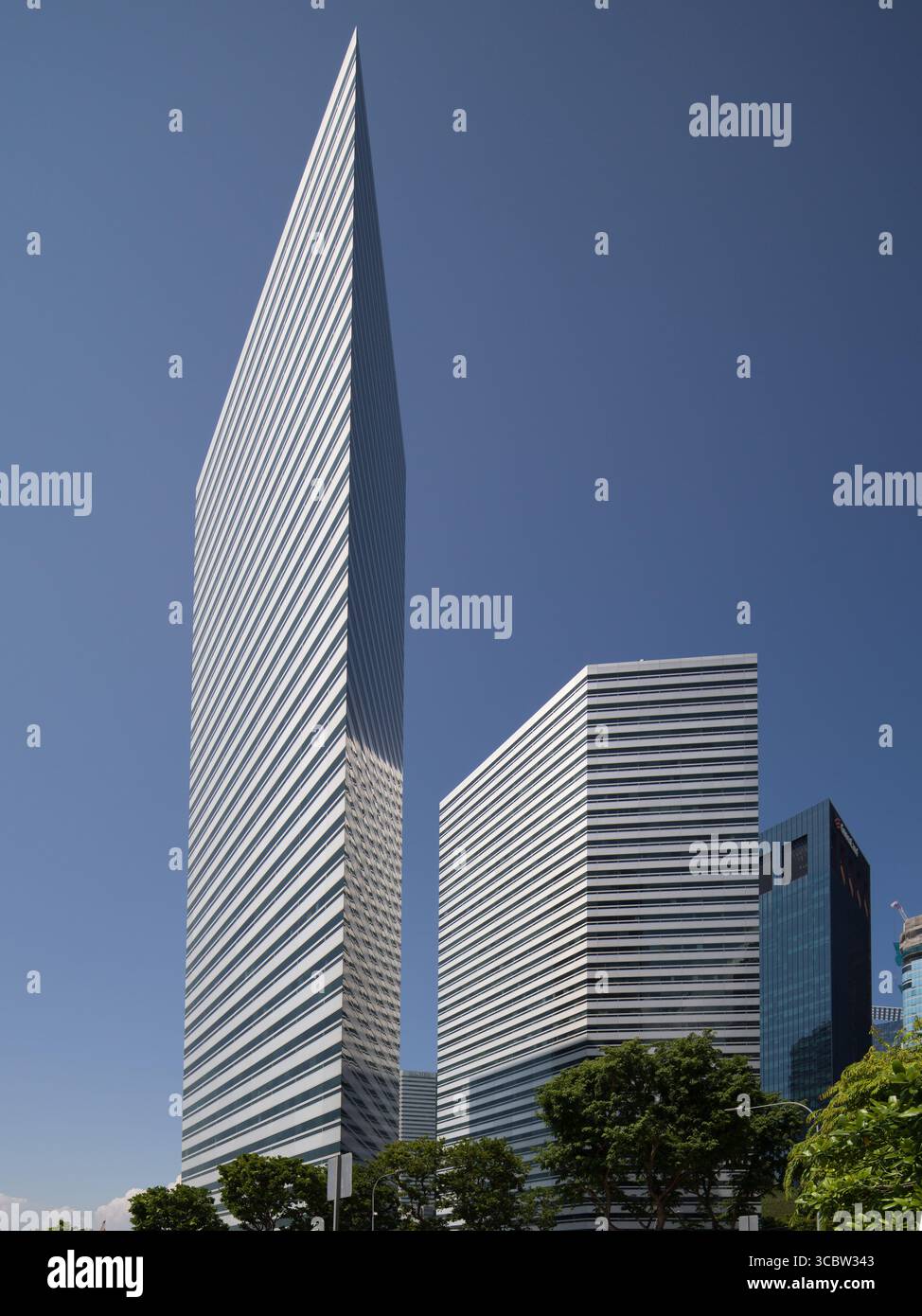 Die Gateway Singapore Architektur entworfen von I.M Pei Stockfoto