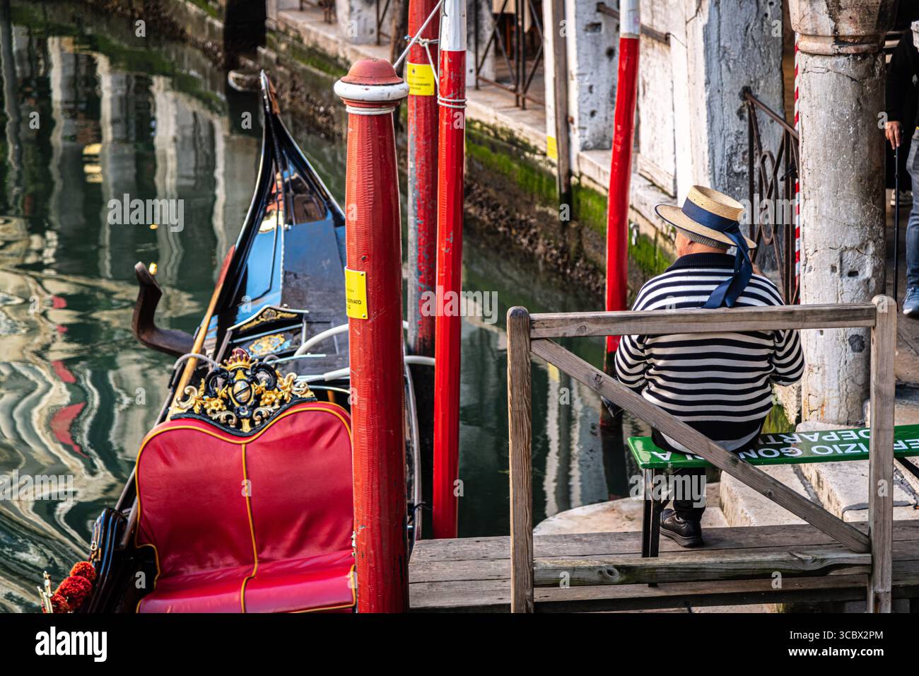 Gondel, Venedig, Italien Stockfoto