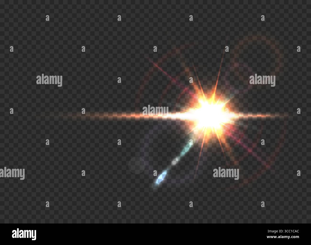 Vektor-Sonnenlinse Glühen Sie lichtdurchlässiges Sonnenlicht spezielle Linse Lichteffekt auf transparentem Hintergrund. Isolierte Unschärfe von Blitzstrahlen und Spotlight Stock Vektor Vektor-Sonnenlinse Glühen Sie lichtdurchlässiges Sonnenlicht spezielle Linse Lichteffekt auf transparentem Hintergrund. Isolierte Unschärfe von Blitzstrahlen und Spotlight Stock Vektor