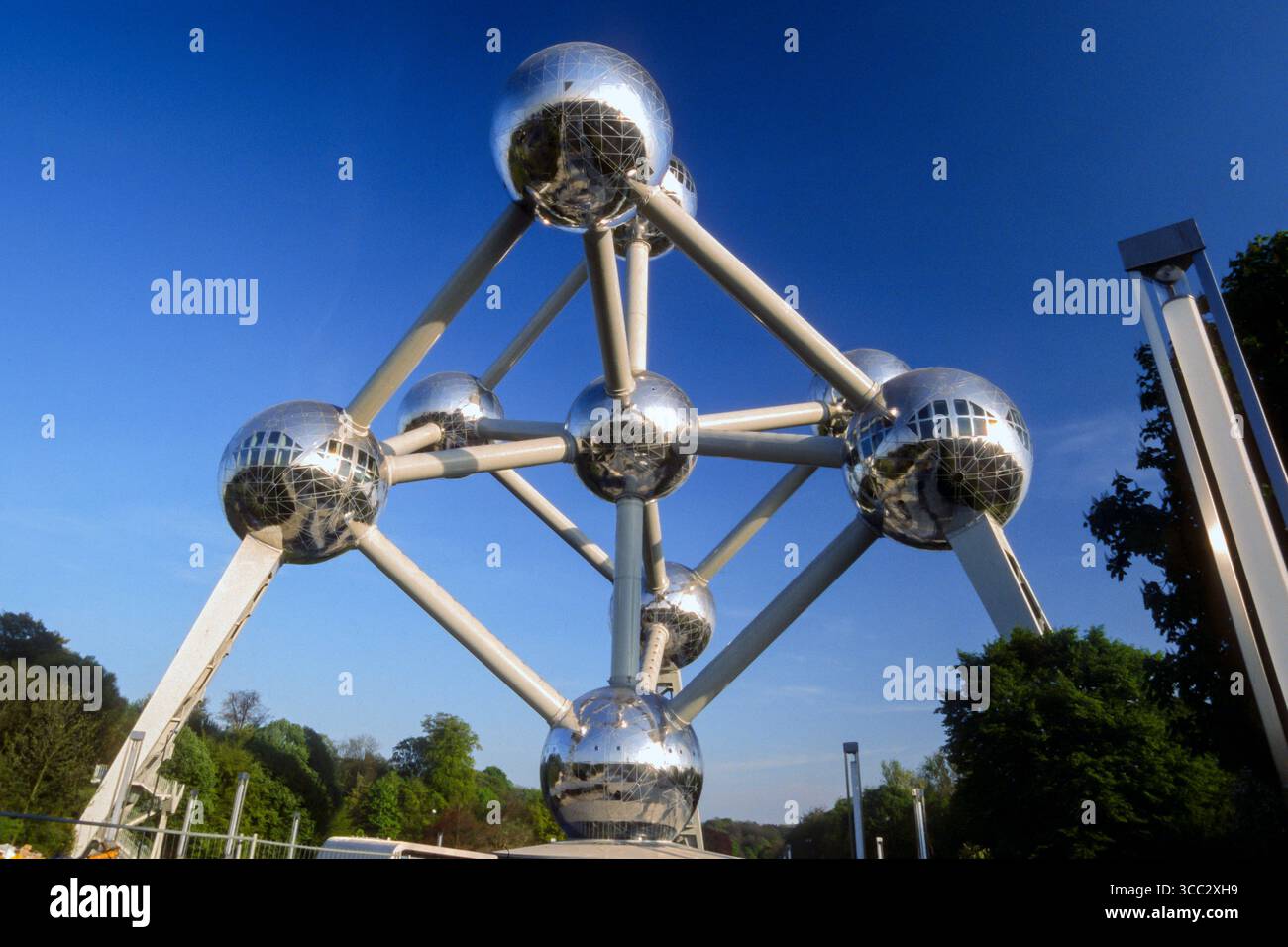 Eine Reise durch Europa. Frühjahr 2007. Belgique: Bruxelles - Atomium Stockfoto