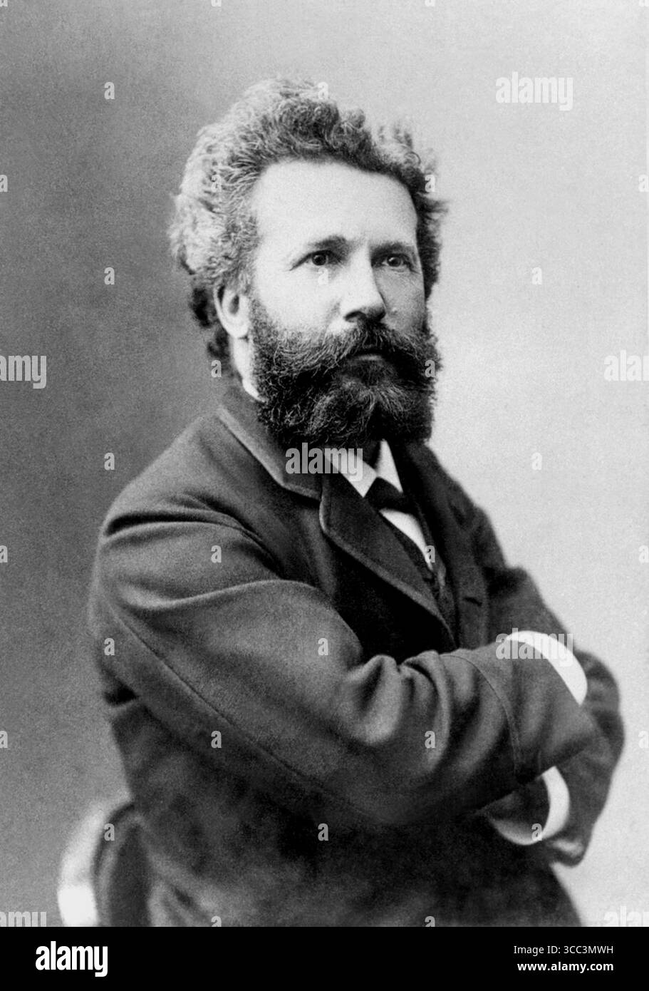 1880 c., Paris, FRANKREICH : der französische Publizist und Astronom CAMILLE FLAMMARION ( 1842–1925 ). Bruder von Ernest Flammarion ( 1846–1936), Gründer der französischen Verlagsgruppe Groupe Flammarion. . Foto von Eugène Pirou , Paris . - SCIENZA - RITRATTO - PORTRÄT - SCIENZIATO - SCIENZA - WISSENSCHAFT - WISSENSCHAFTLER - GESCHICHTE - FOTO STORICHE - ASTRONOMIE - ASTRONOMIE - ASTRONOMIE - ASTRONOMER - ASTRONOMO - CASA EDITRICE LIBRARIA DIVULGATIVA - EDITORE - COLLETTO - KRAGEN - SCRITTORE DUVULGATIVO CULTURALE - CULTURA - KULTUR - SCHRIFTSTELLER - LETTERATURA - FRANVIO - FRANVIO - ARCHIVIO - FRANVIO - FRANVIO - FRANVIO Stockfoto