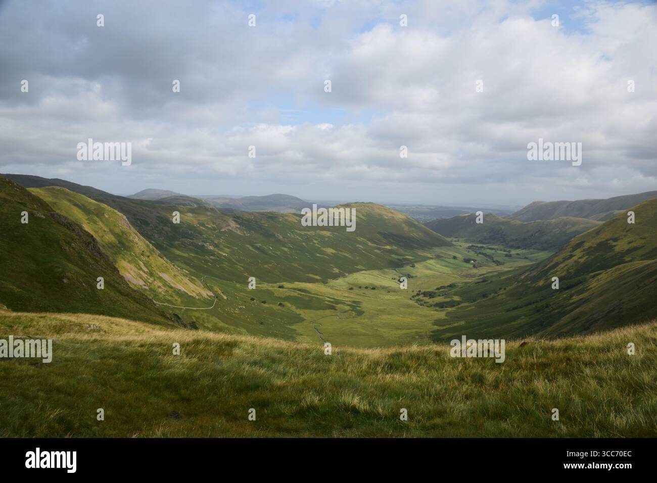 Blick auf Bannerdale Stockfoto