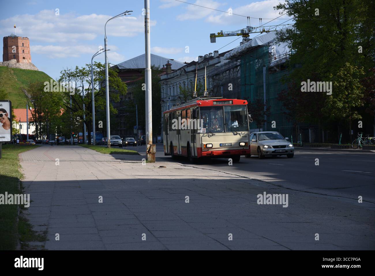 Skoda 14Tr Trolleybus Stockfoto