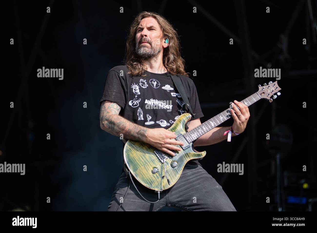 Derbyshire, England, 10. August 2025. Der Black Dahlia Mord auf der Ronnie James Dio Stage beim Bloodstock Open Air 2025 in Derbyshire. Quelle: Izzy Clayton/Alamy Live News Stockfoto