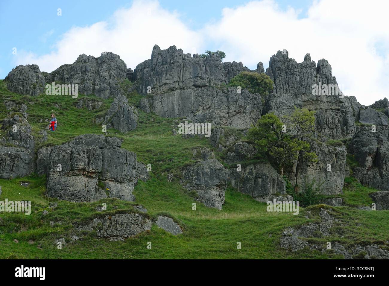 Harboro Rocks in Brassington, Derbyshire, England Stockfoto