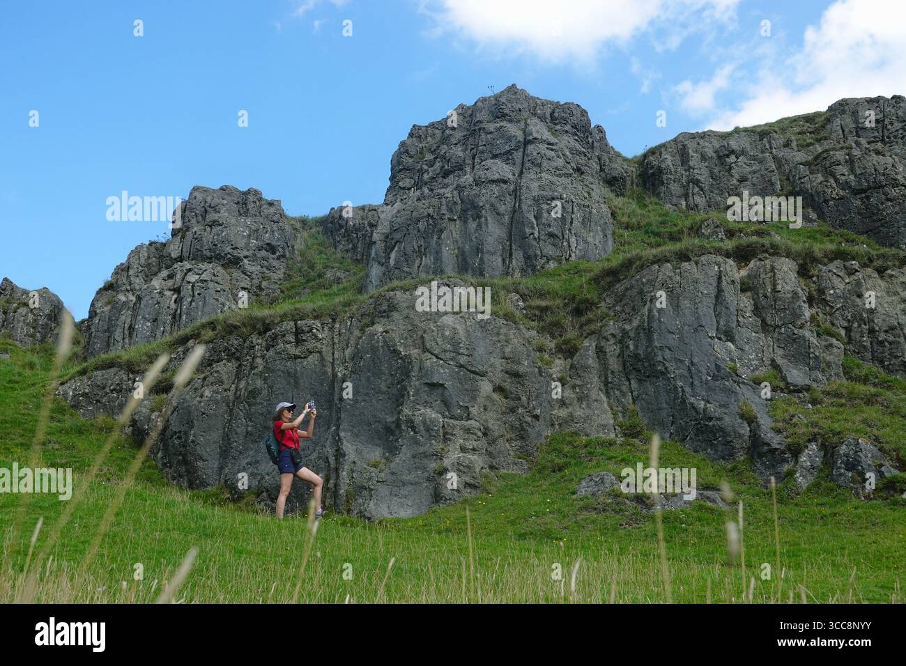 Harboro Rocks in Brassington, Derbyshire, England Stockfoto