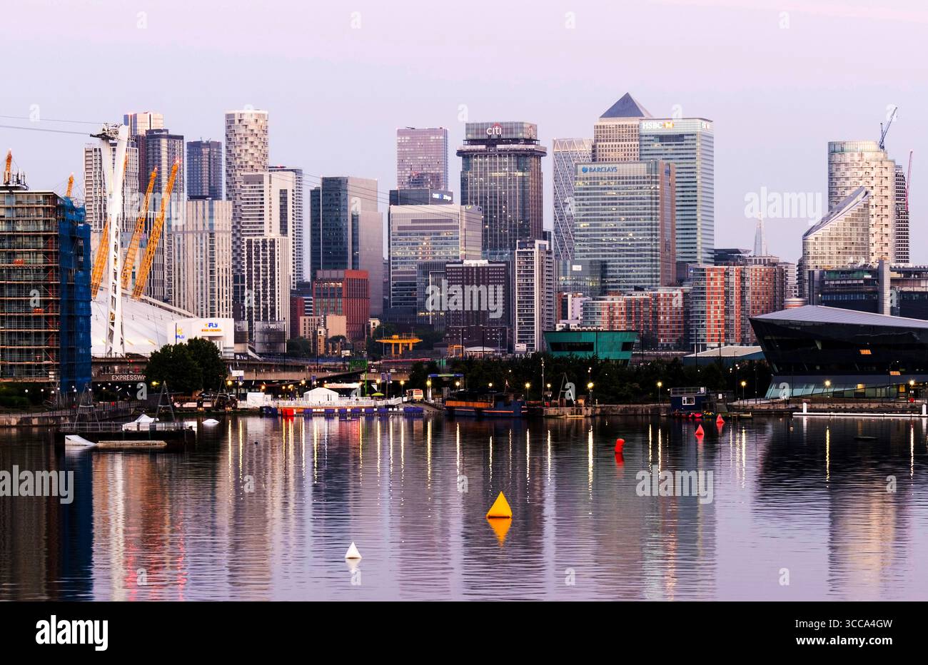 Die Skyline von London aus dem Excel Stockfoto