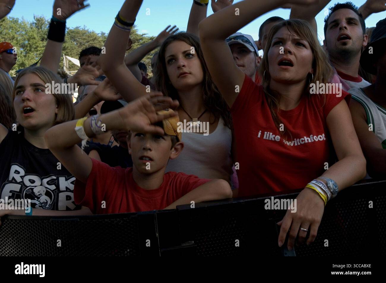 Das East Christian Rock Festival in Mount Union, Pennsylvania Stockfoto