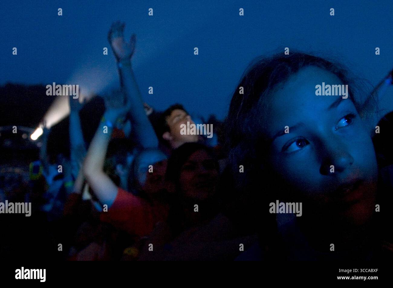 Das East Christian Rock Festival in Mount Union, Pennsylvania Stockfoto