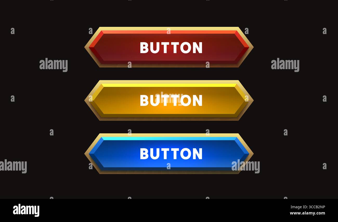 Knopfrahmen-Etikett, Event Bar Casino, Show-Schild. Vektor Stock Vektor