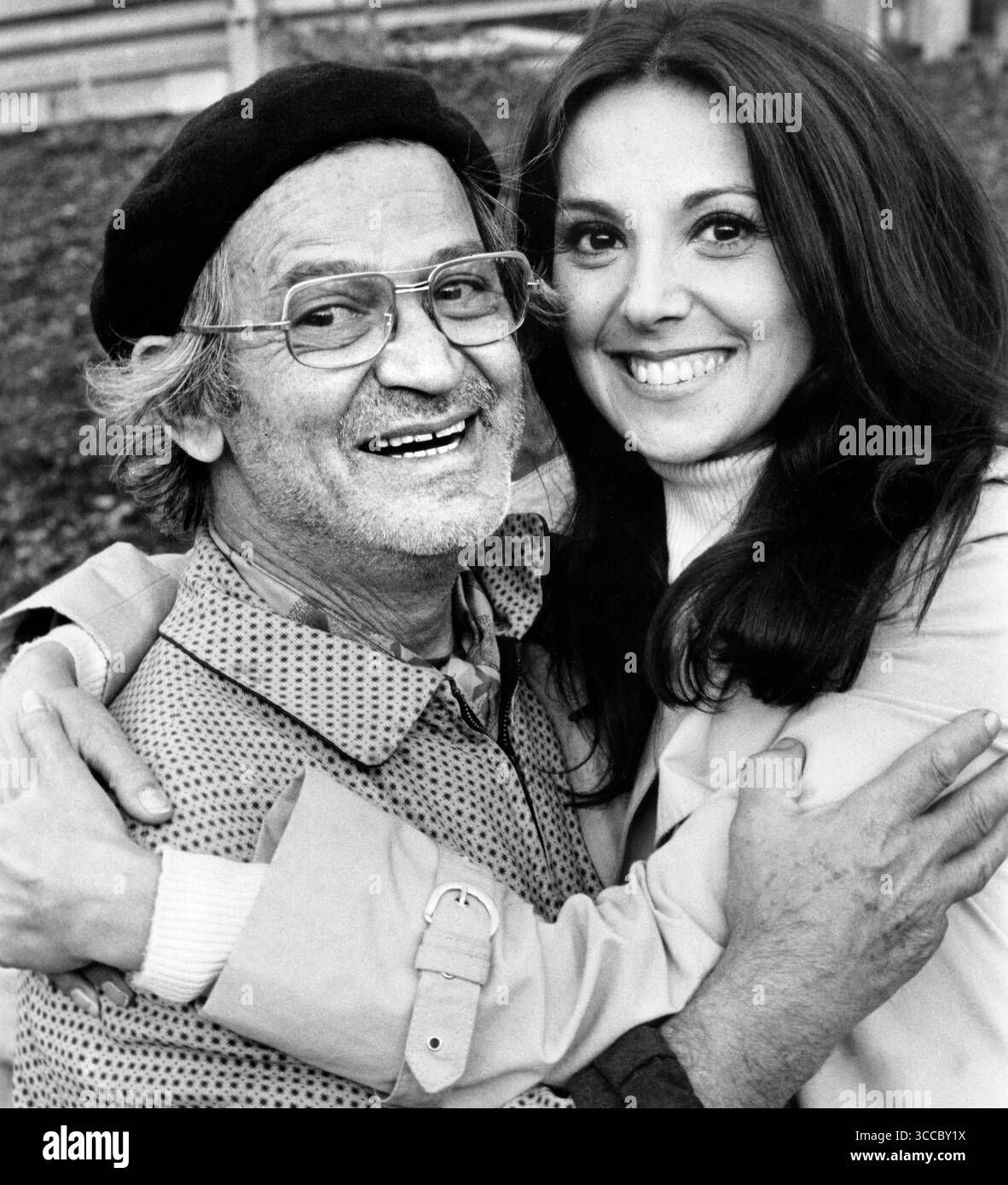 7. Dezember 2022: Irwin Corey, Marlo Thomas, am Set des Films, „Diebe“, Paramount Pictures, 1977 (Bild: © JT Vintage/Glasshouse Via ZUMA Press Wire) Stockfoto