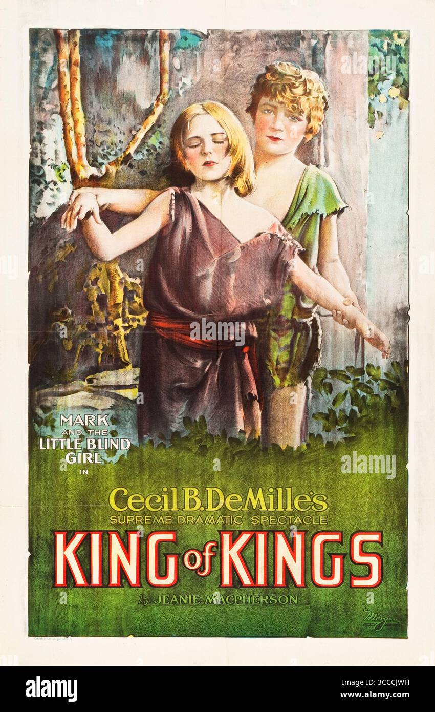 Cecil B DeMilles der König der Könige (Pathé, 1927) Filmposter Stockfoto