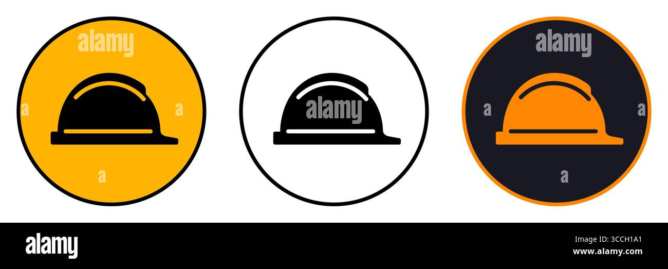 Helmsymbol für den Bau. Einfaches Element aus der Construction Kollektion. Helmsymbol für kreative Konstruktion für Webdesign, Vorlagen, Infografiken und m Stock Vektor