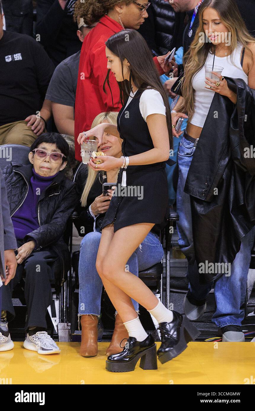 19. Januar 2024, Los Angeles, Kalifornien, USA: Der Los Angeles Lakers während ihres NBA-Spiels gegen die Brooklyn Nets am Freitag, den 19. Januar 2024, in der Crypto.com Arena in Los Angeles, Kalifornien. JAVIER ROJAS/PI (Foto: © PI via ZUMA Press Wire) Stockfoto