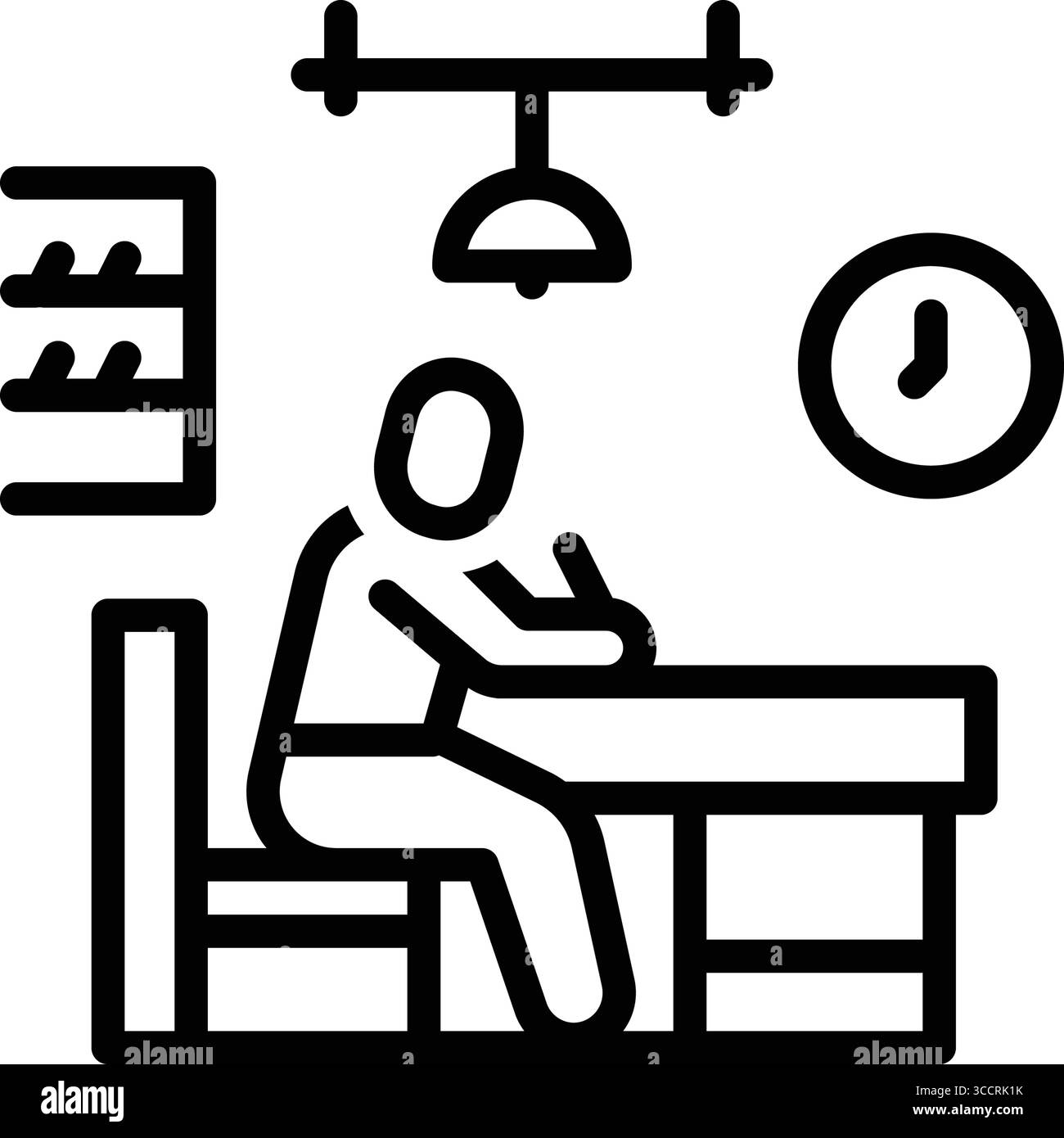 Symbol für Untersuchung, Untersuchung Stock Vektor