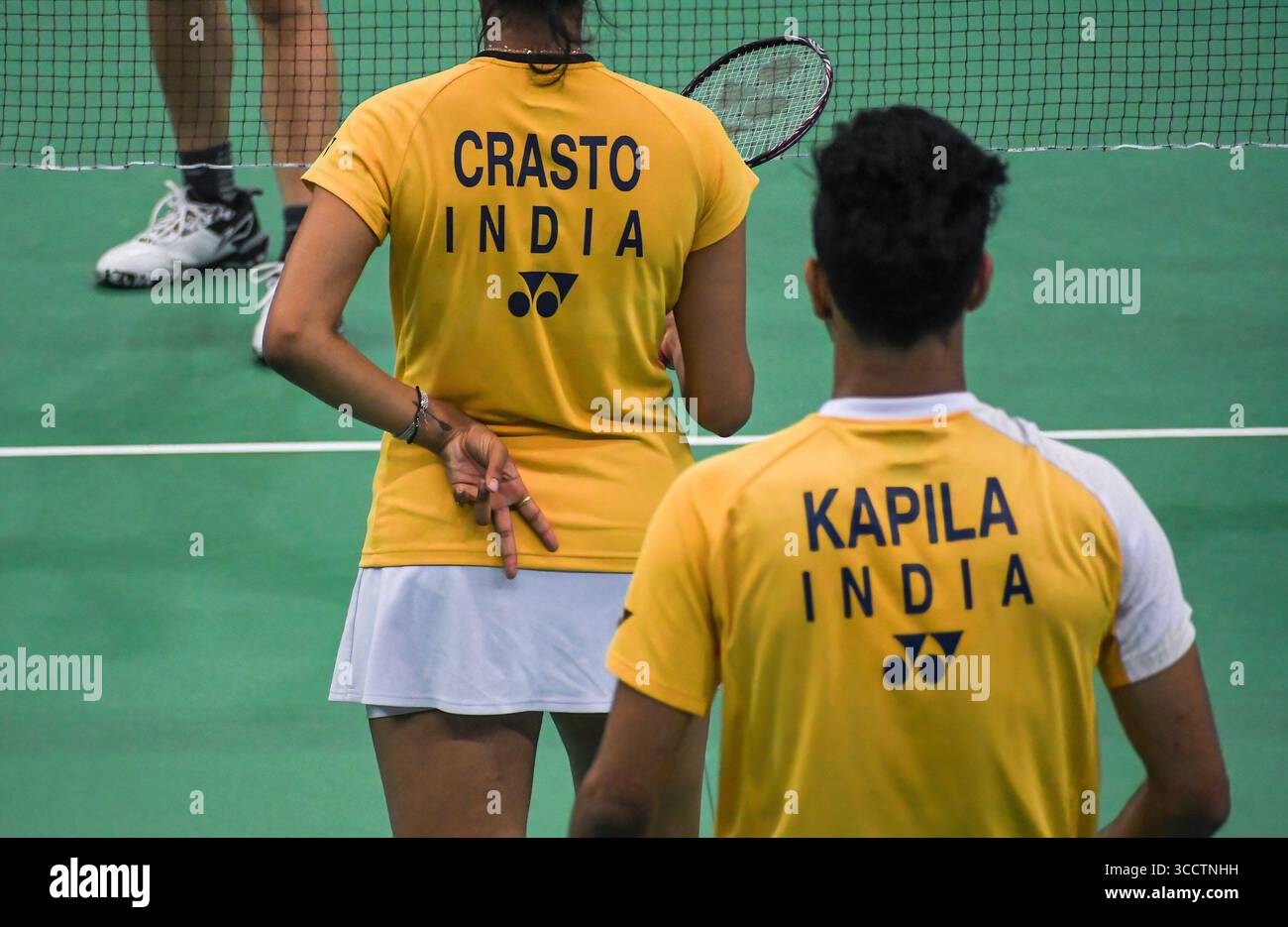 9. Dezember 2023, Guwahati, Indien: Dhruv Kapila und Tanisha Crasto aus ...