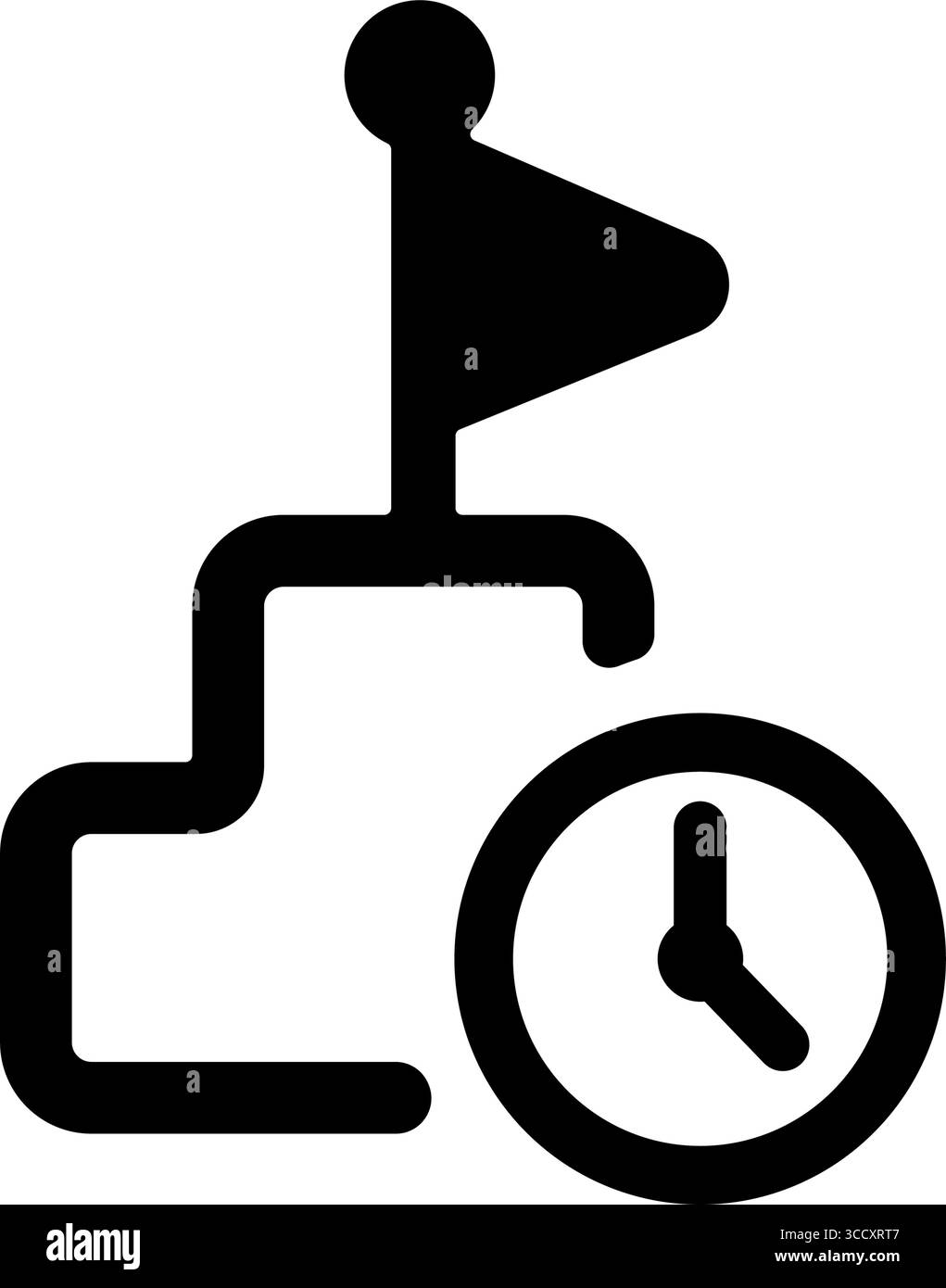 Abbildung des Vektorsymbols für Geschäftsziele Stock Vektor