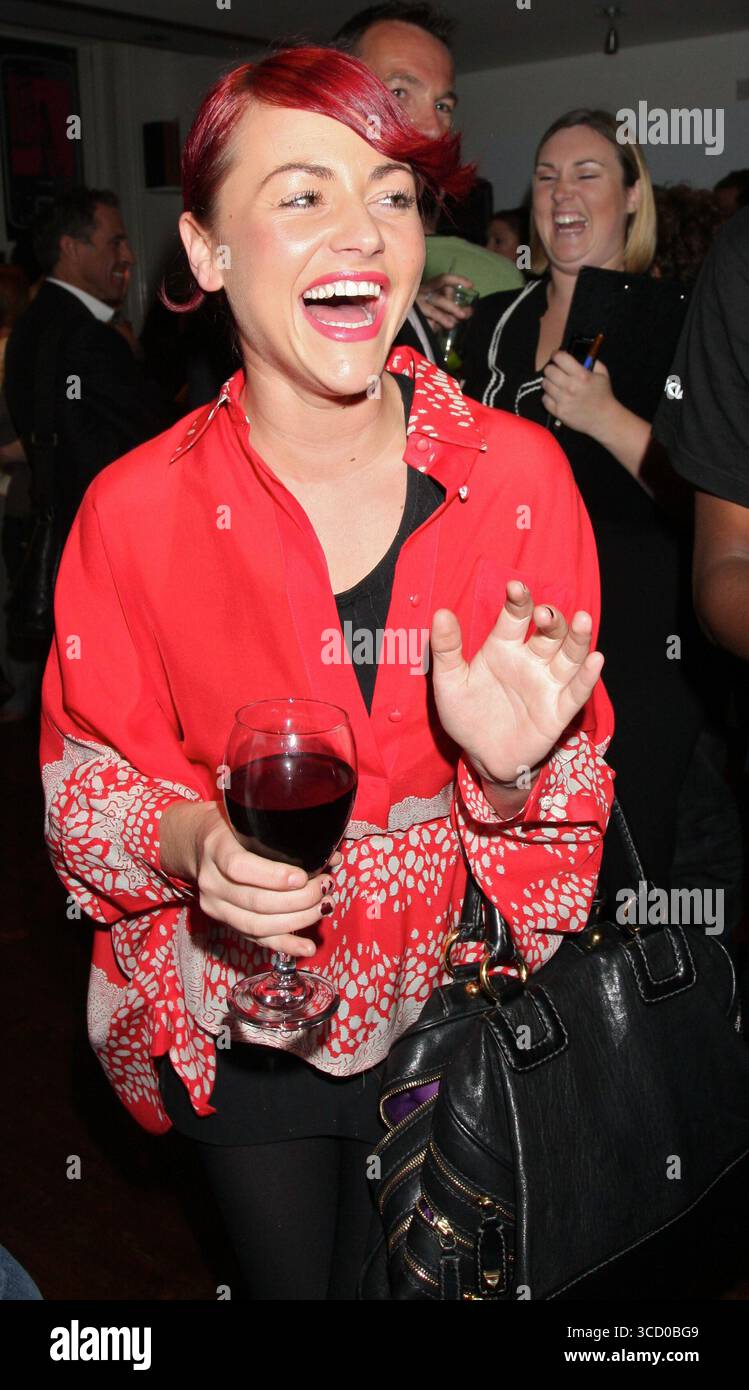 Jaime Winstone beim Start des mobilen Fernsehsenders Capsule N96 von Nokia in London am 22. September 2008 Stockfoto