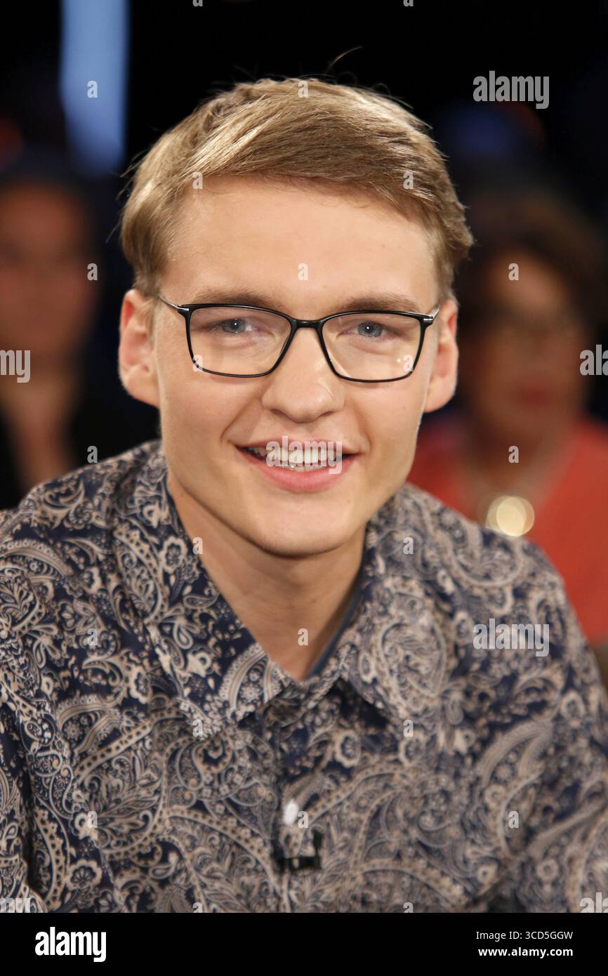 Robin Koenig, Plant Influencer, Gast in der NDR Talk Show in den NDR Studios, Hamburg Stockfoto