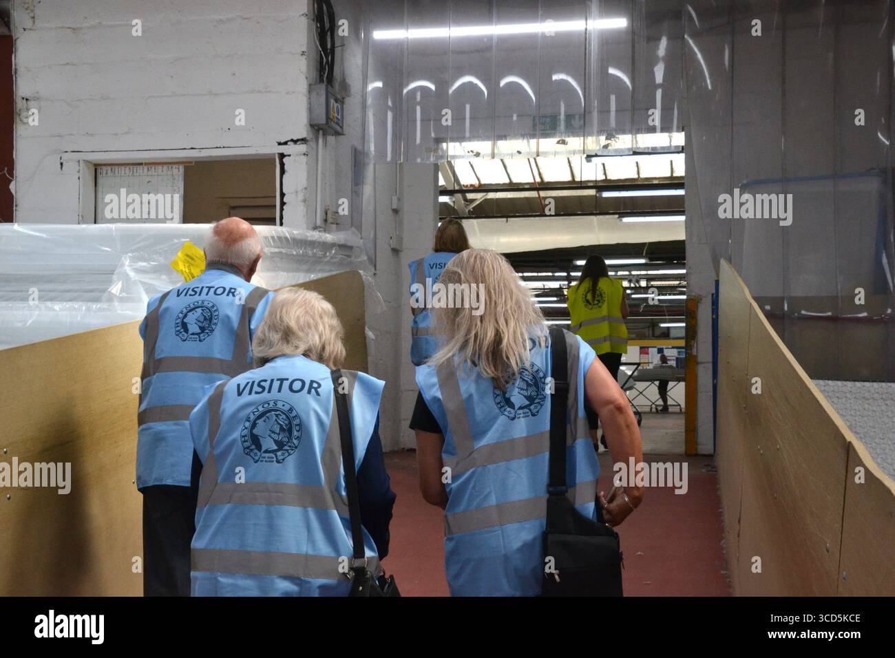 Hypnos Factory Tour, Princes Risborough, Buckinghamshire, Großbritannien Stockfoto