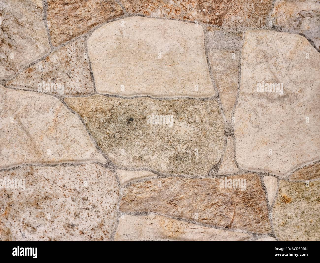 Stein Textur Hintergrund – rustikale Naturstein Wand für Wohnkultur, Landschaftsdesign und ansprechende Marketingmaterialien Stockfoto
