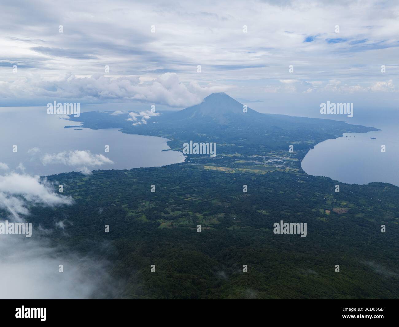 Reisethema in Nicaragua auf der Insel Ometepe Stockfoto