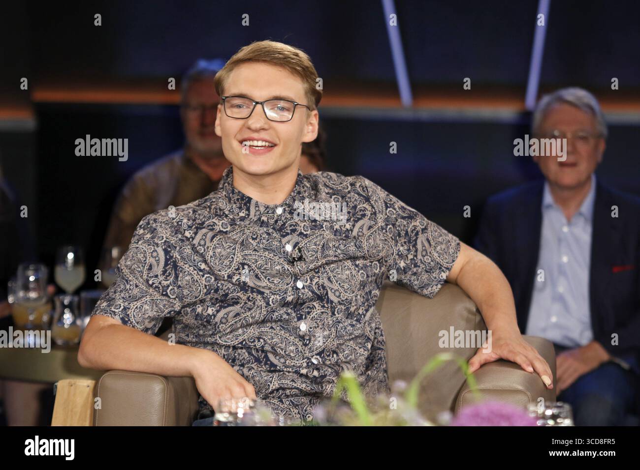 Robin Koenig, Plant Influencer, Gast in der NDR Talk Show in den NDR Studios, Hamburg Stockfoto