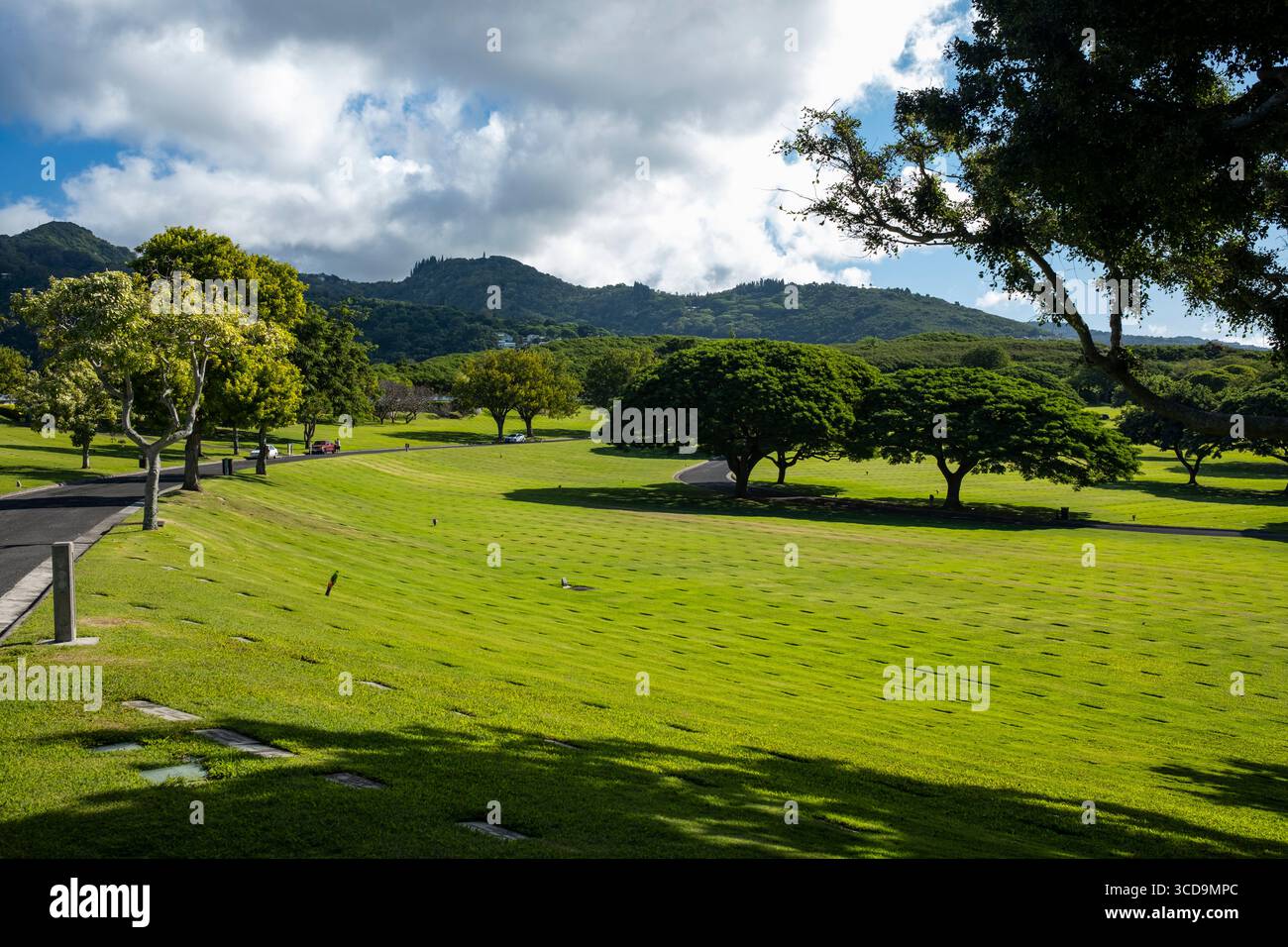 National Memorial Cemetery of the Pacific, Honolulu, Oahu, Hawaii, USA Stockfoto