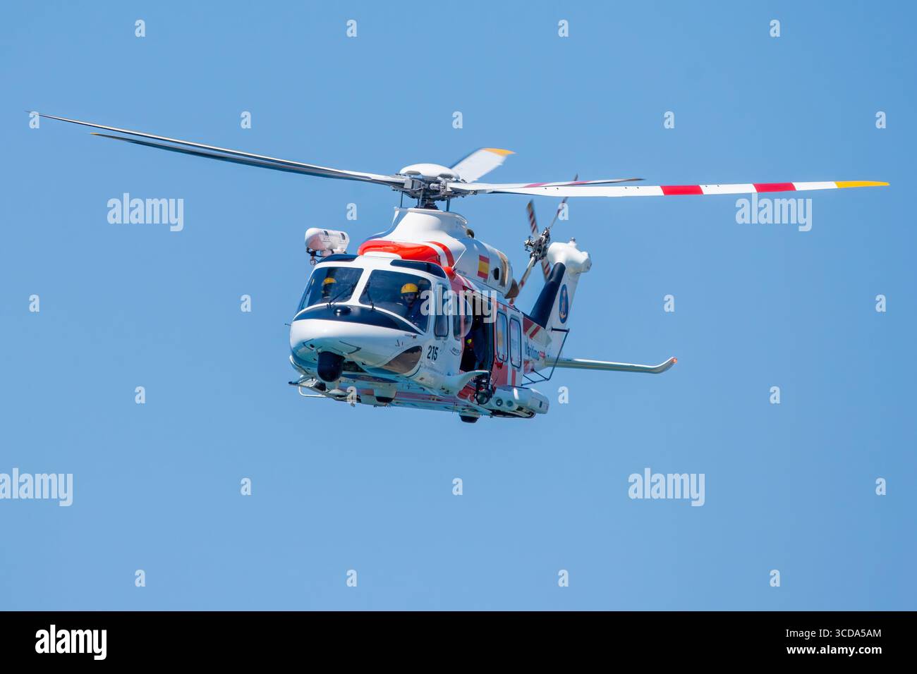 Helicóptero del SASEMAR Stockfoto