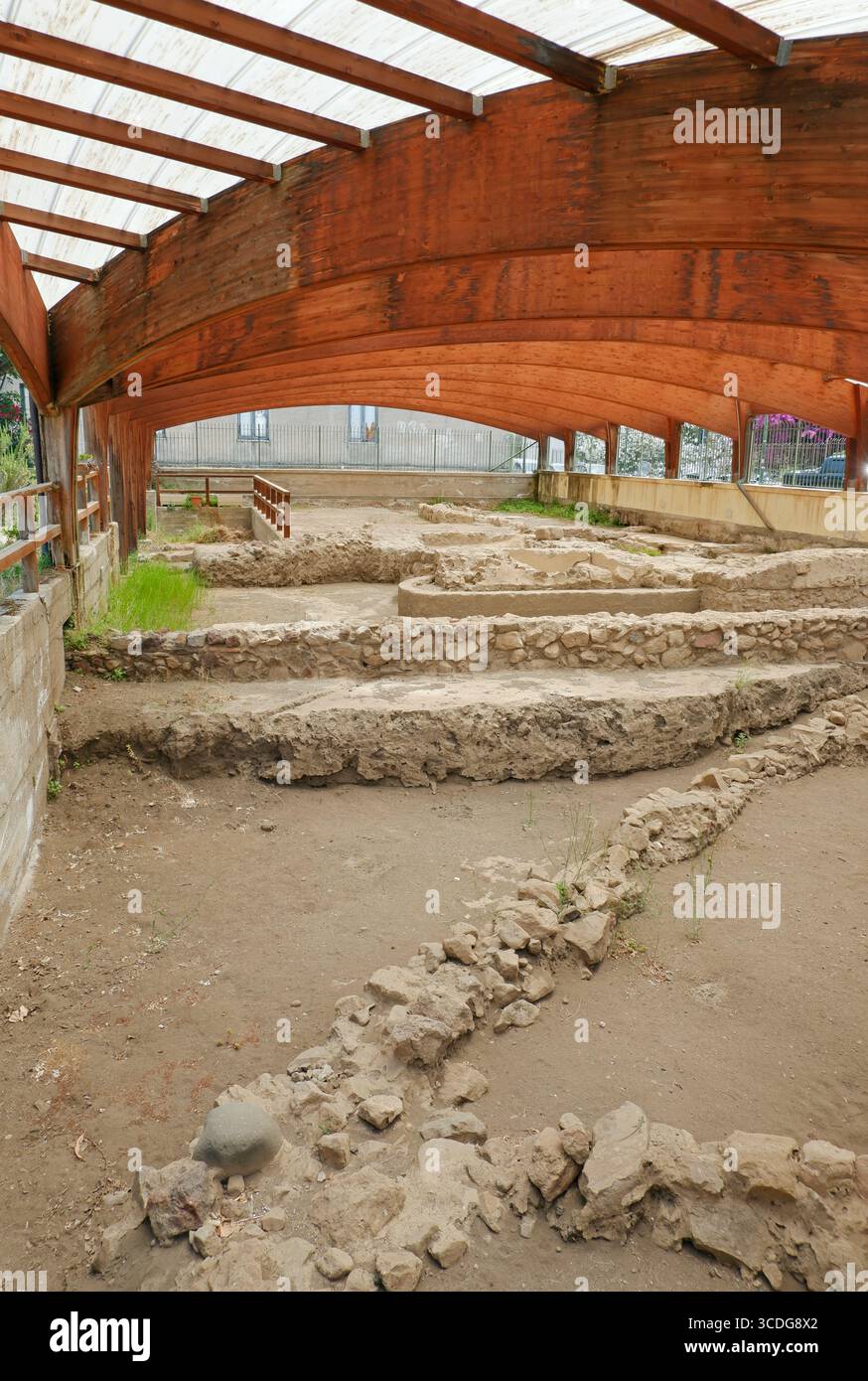 Parco Archeologico in Lipari, Äolische Inseln, Sizilien, Italien Stockfoto