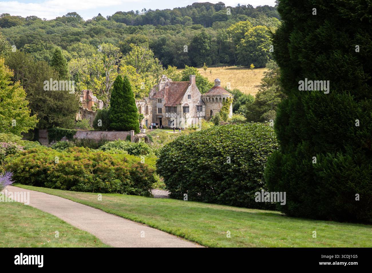Scotney Castle and Gardens, Kent, Großbritannien Stockfoto
