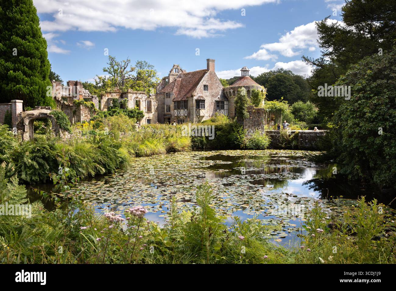 Scotney Castle and Gardens, Kent, Großbritannien Stockfoto