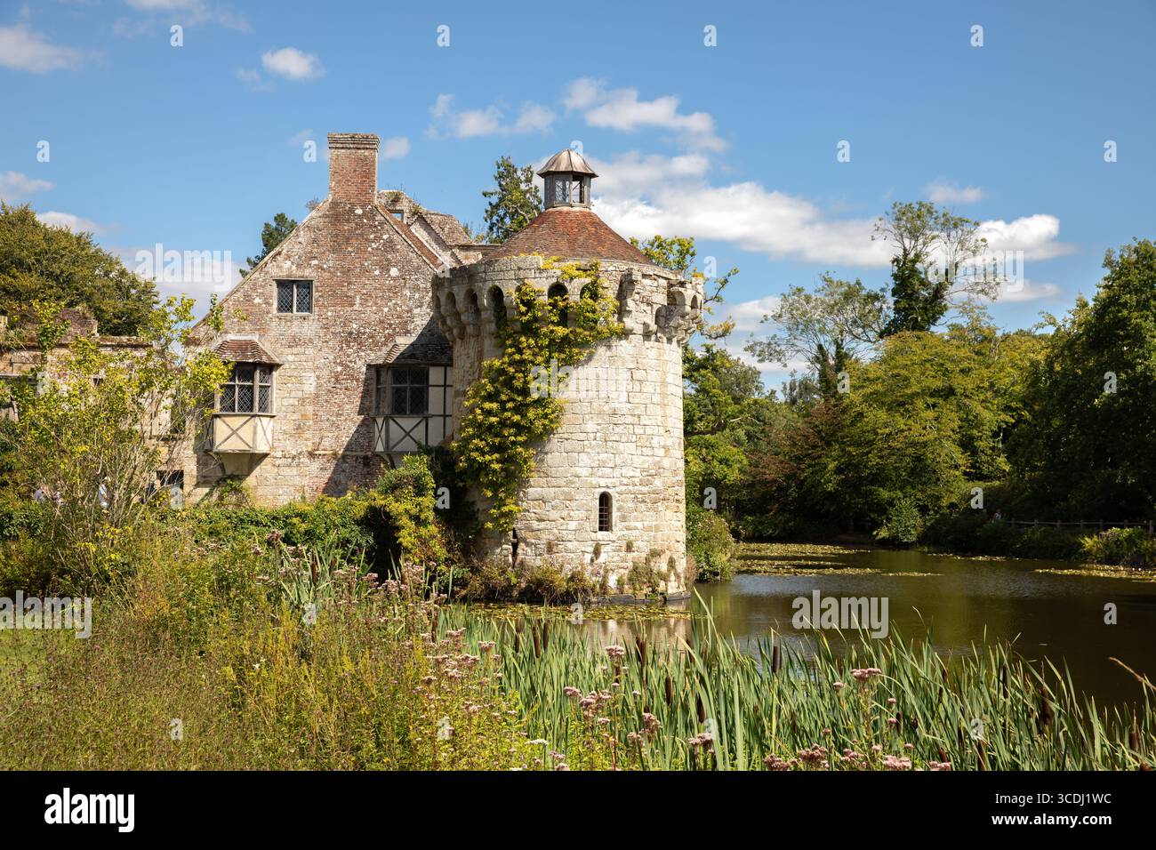 Scotney Castle and Gardens, Kent, Großbritannien Stockfoto
