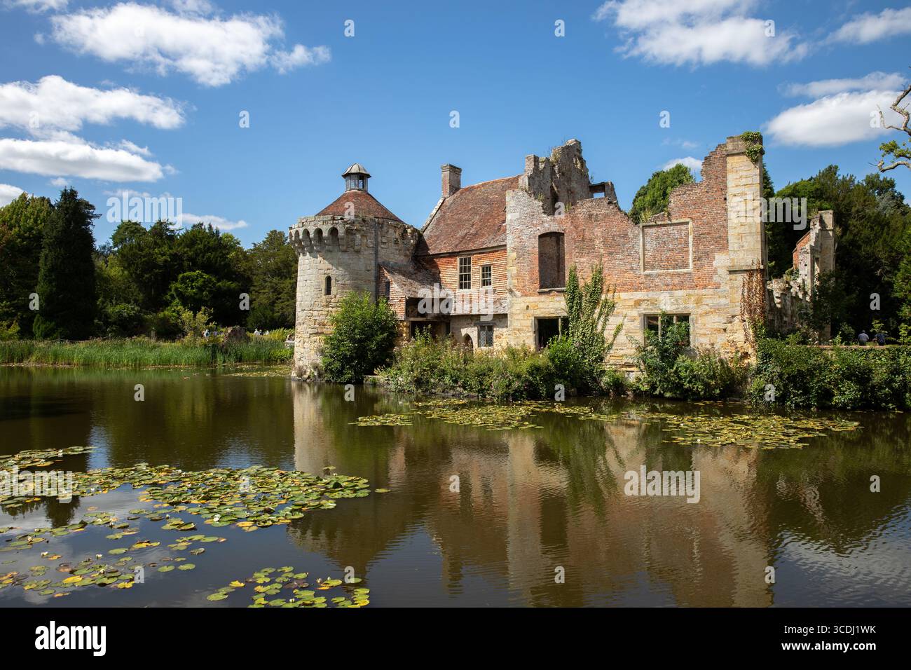 Scotney Castle and Gardens, Kent, Großbritannien Stockfoto