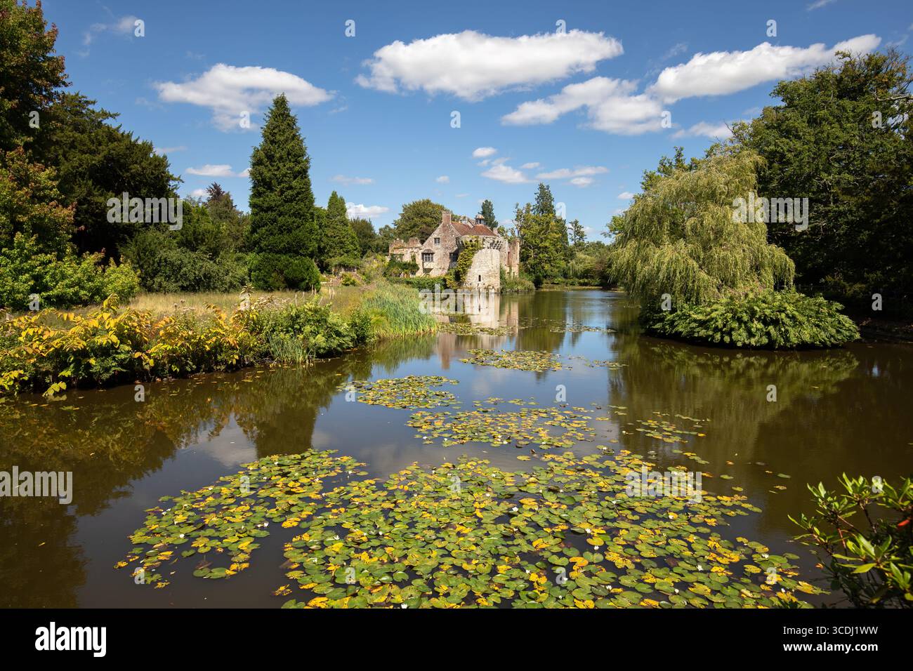 Scotney Castle and Gardens, Kent, Großbritannien Stockfoto
