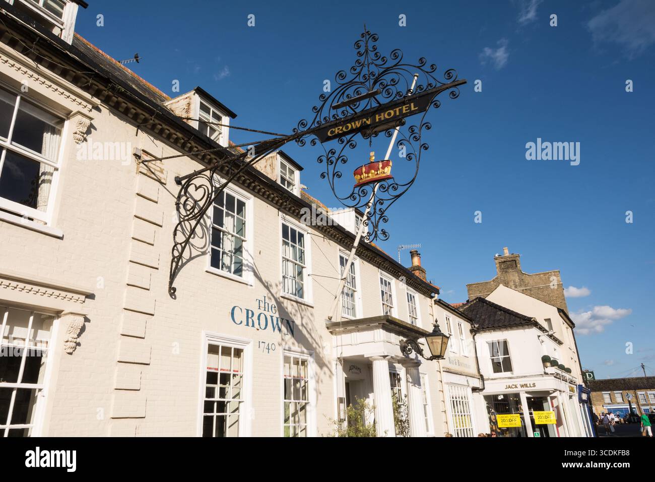 The Crown Hotel, High Street, Southwold, Suffolk, England, UK Stockfoto