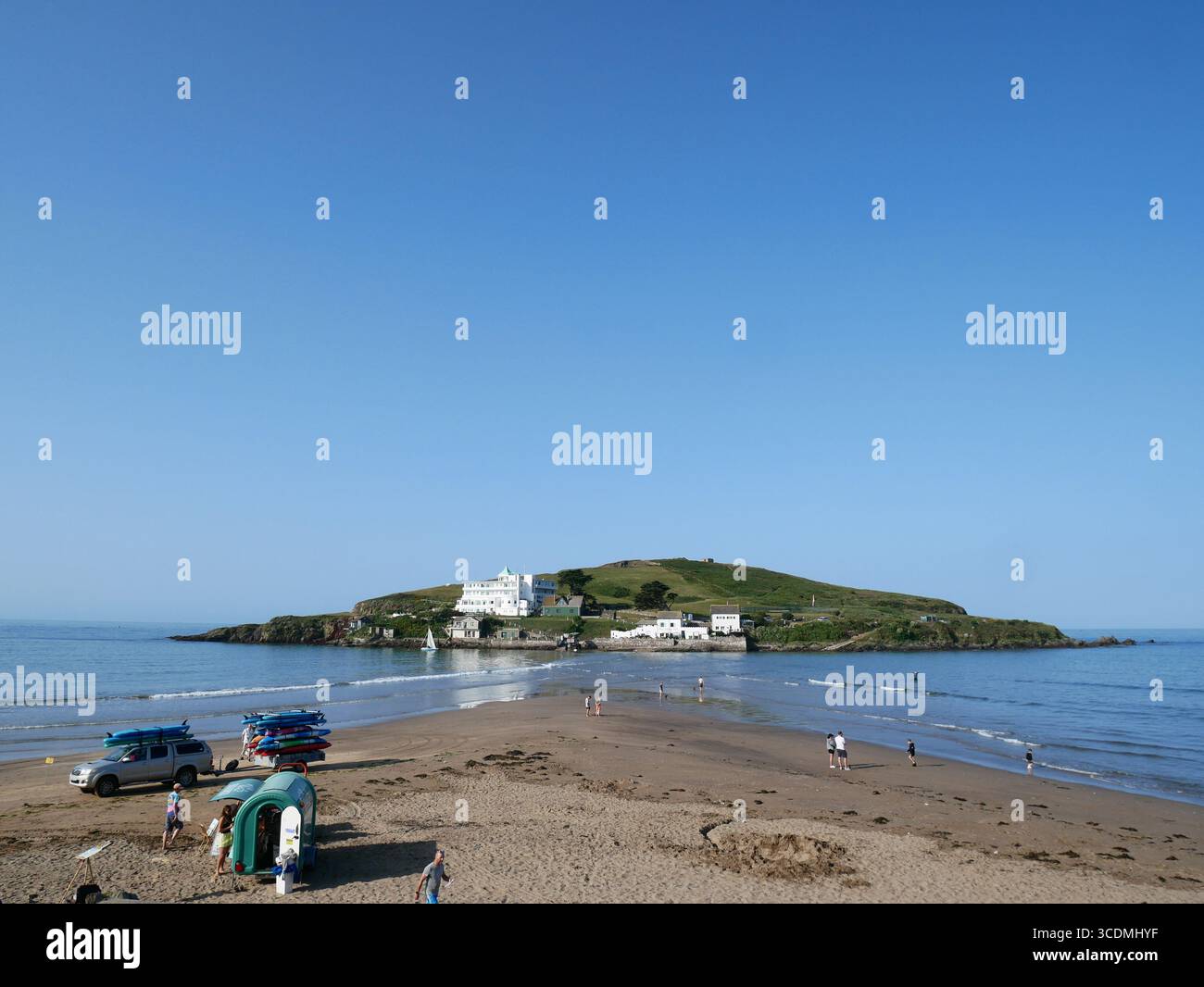 Burgh Island, Bigbury on Sea, South Hams, Südküste von Devon, England, Großbritannien Stockfoto