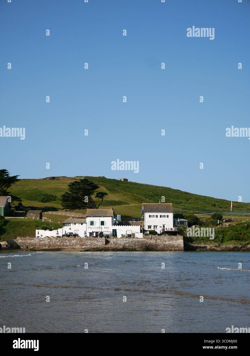 Das Pilchard Inn auf Burgh Island, Bigbury on Sea, South Hams, Südküste von Devon, England, Großbritannien Stockfoto