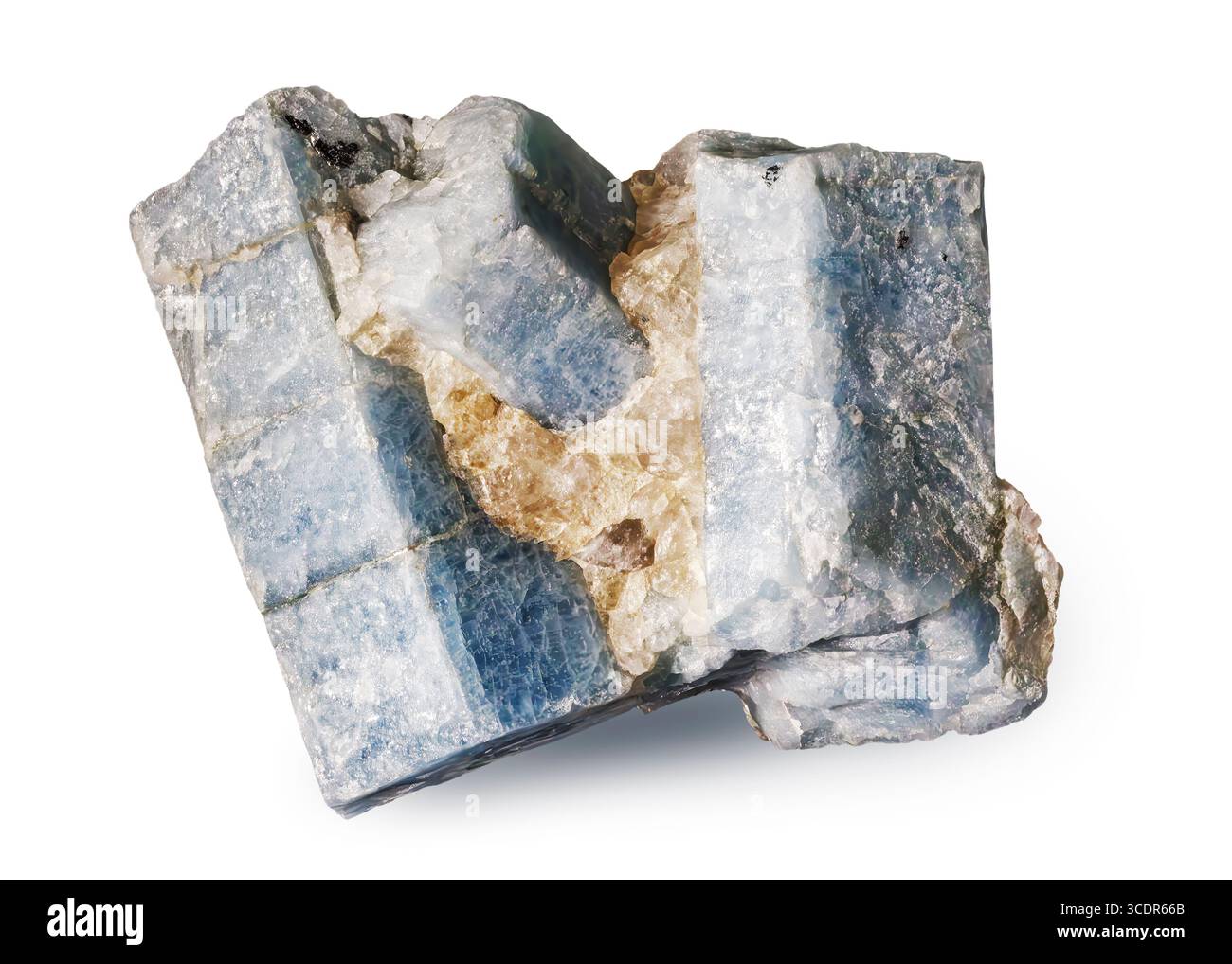 Beryl (Be₃Al₂Si₆O₁₈), Mirage Lode Mine, Larimer County, Colorado, USA Stockfoto