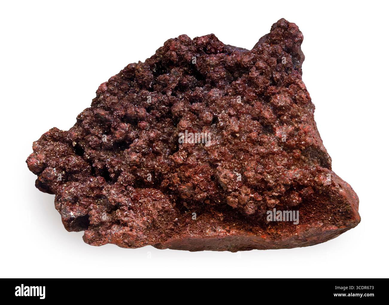 Cinnabar (HGS), New Almaden, Santa Clara County, Kalifornien, USA Stockfoto