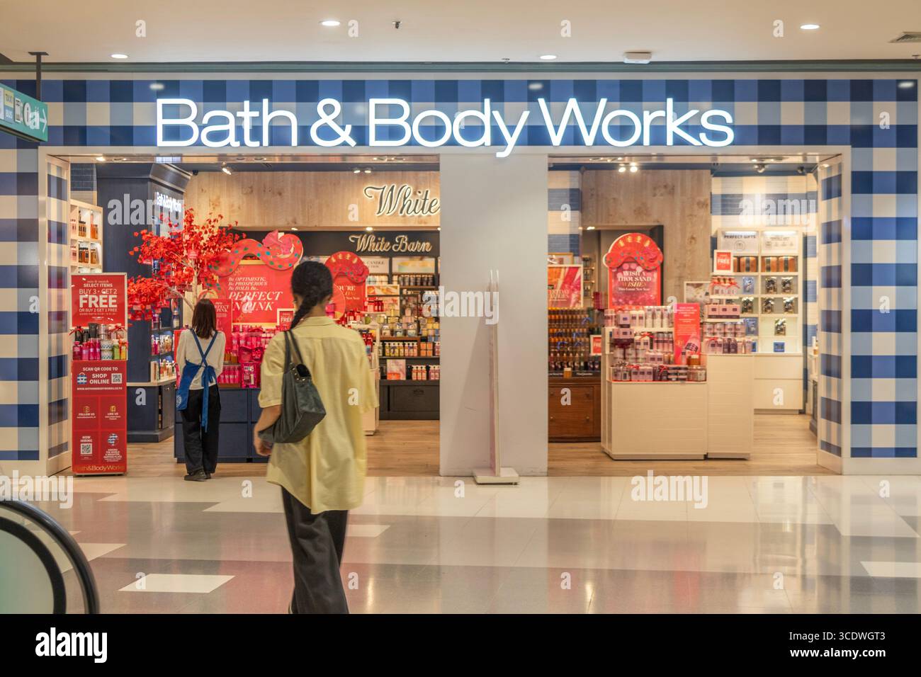 Bath & Bodworks Store im Einkaufszentrum, Phuket, Thailand Stockfoto