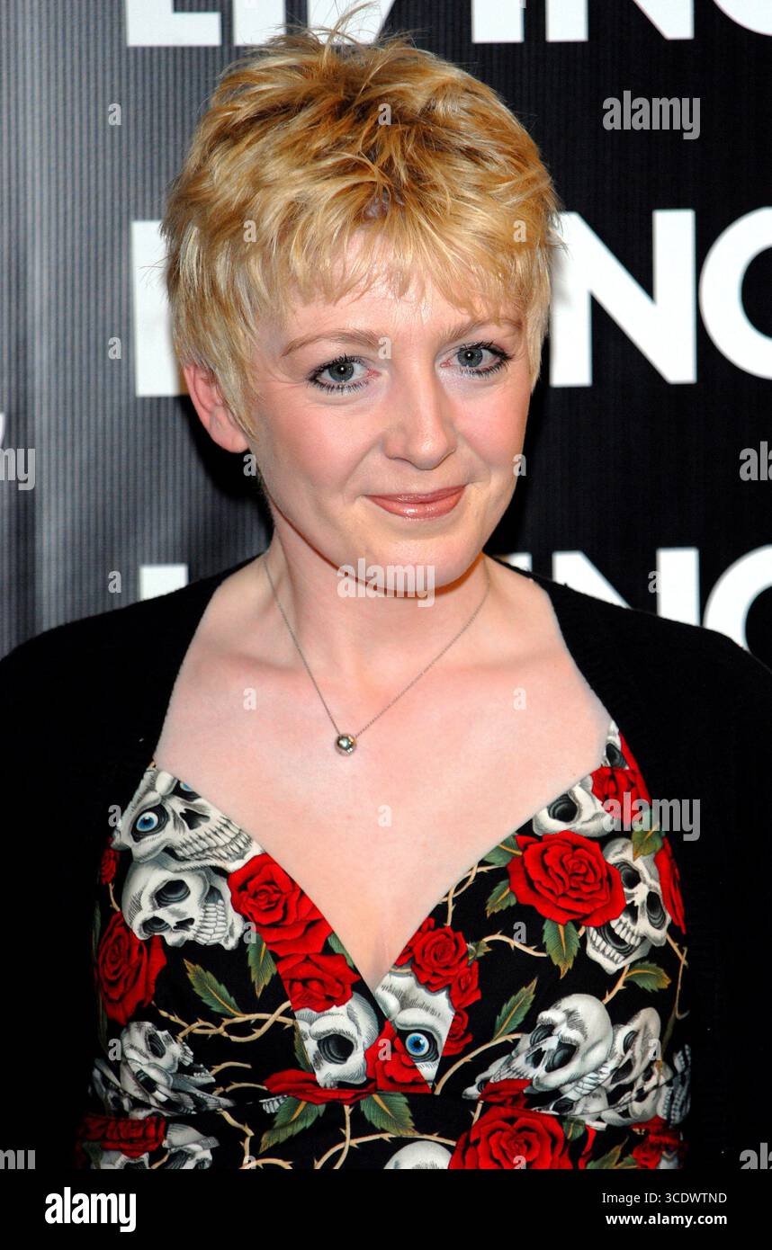 Yvette Fielding beim Living TV Sommerprogramm in London am 14. Mai 2008 Stockfoto