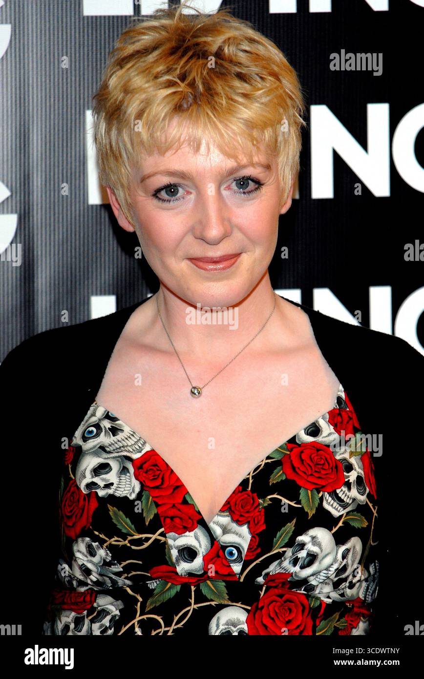 Yvette Fielding beim Living TV Sommerprogramm in London am 14. Mai 2008 Stockfoto