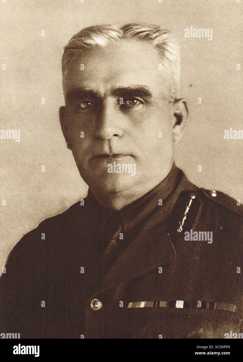 Sam Hughes, kanadischer Minister für Miliz und Verteidigung während des Ersten Weltkriegs Stockfoto