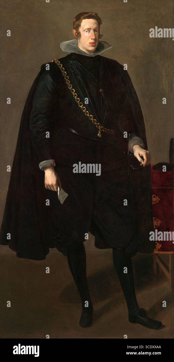 Philipp IV. (1605–1665), König von Spanien Velázquez (Diego Rodríguez de Silva y Velázquez) Spanisch vermutlich 1624 Stockfoto