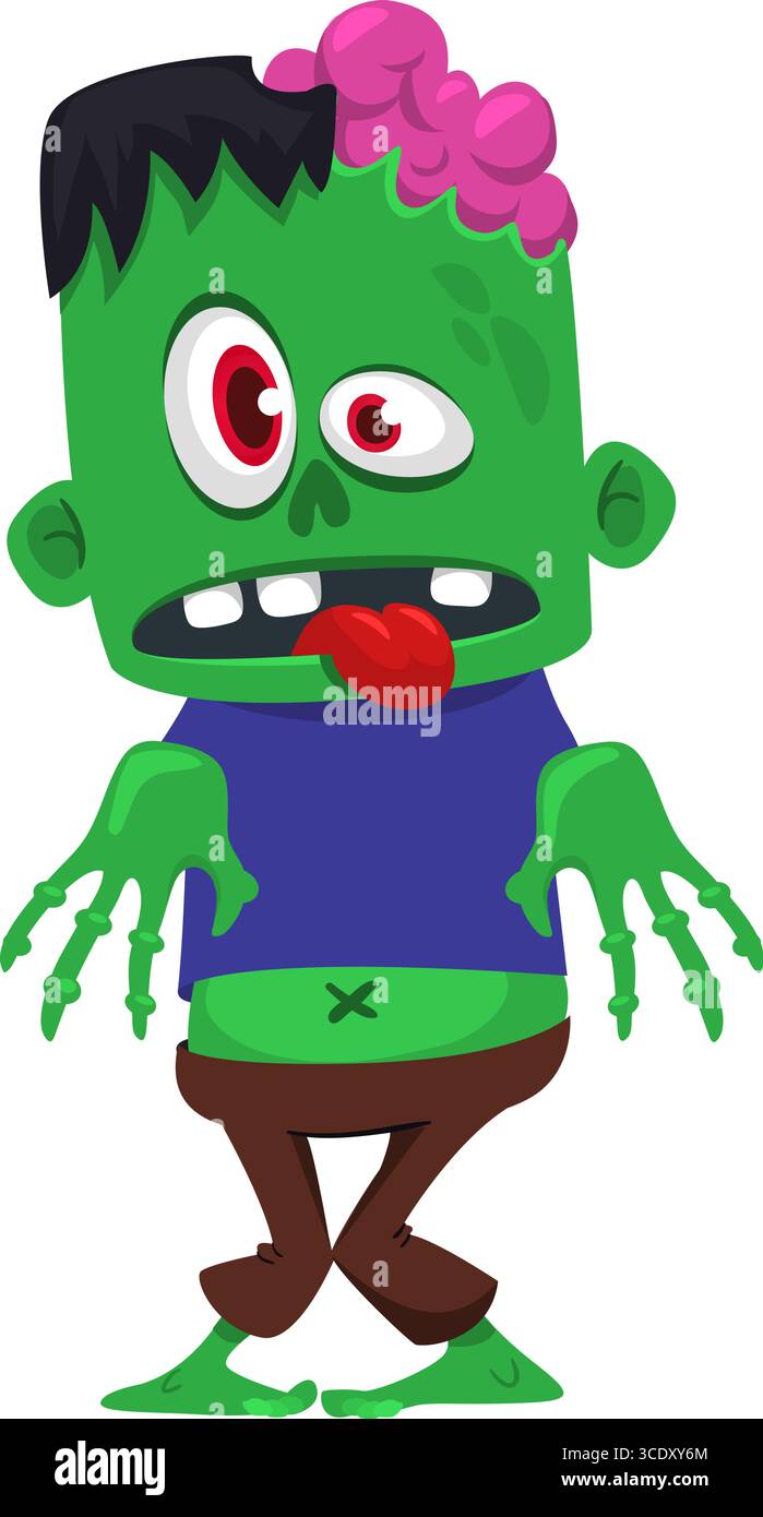 Halloween-Charakterdesign. Vektordarstellung isoliert Stock Vektor