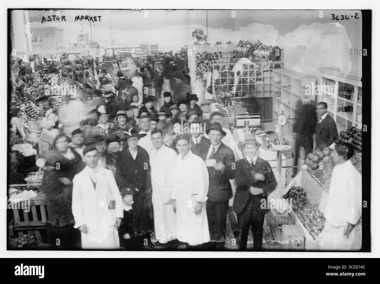 astor Market 1910 Stockfoto